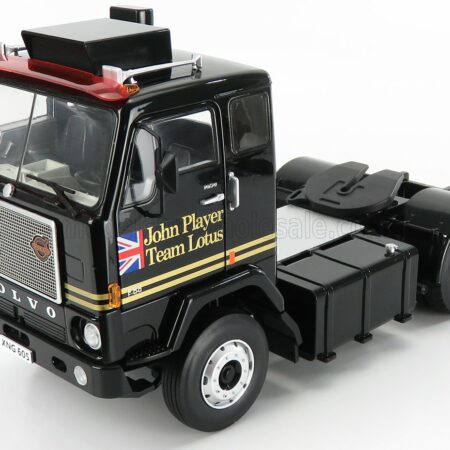 ROAD-KINGS 1/18 VOLVO | F88 TRACTOR TRUCK TEAM LOTUS WITH UNION JACK 2-ASSI 1978 | BLACK