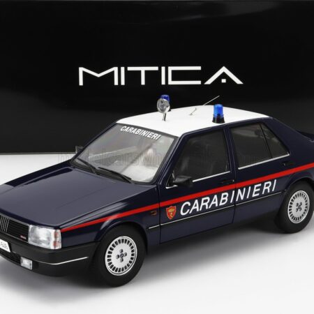 MITICA-DIECAST 1/18 FIAT | CROMA 2.0 TURBO IE CARABINIERI 1988 POLICE | BLUE WHITE