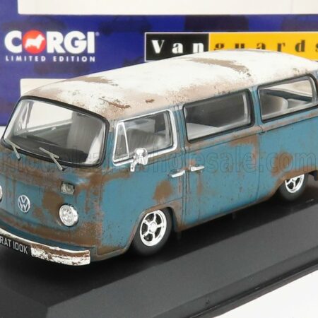 VANGUARDS 1/43 VOLKSWAGEN | T1 MINIBUS CAMPER 1962 | BLUE WHITE