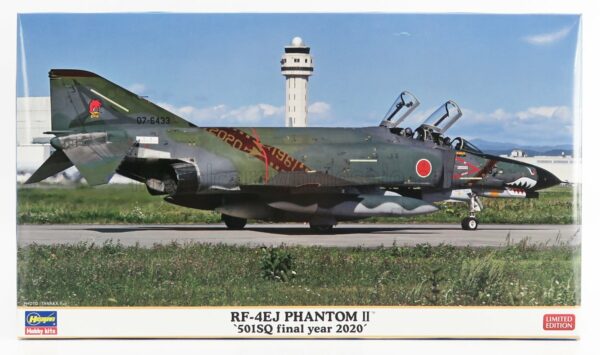 HASEGAWA 1/72 McDONNEL DOUGLAS | RF-4EJ PHANTOM AIRPLANE MILITARY 1961 - 501SQ FINAL YEAR 2020 | /