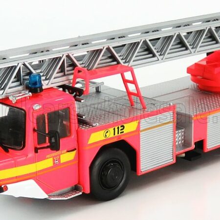 EDICOLA 1/43 IVECO | MAGIRUS DLA-K 23-12 SCALA LADDER TRUCK GERMANY 2003 | RED SILVER