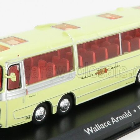 EDICOLA 1/72 BEDFORD | VAL PLAXTON AUTOBUS 3-ASSI PANORAMA COACH WALLACE ARNOLD 1967 | CREAM