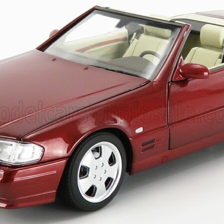 NOREV 1/18 MERCEDES BENZ | SL-CLASS SL500 (R129) SPIDER HARD-TOP 1998 | RED MET