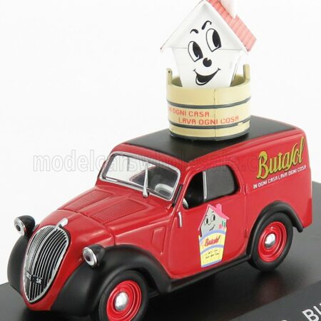 EDICOLA 1/43 FIAT | 500 FURGONCINO VAN BUTASOL 1948 | RED BLACK