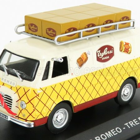 EDICOLA 1/43 ALFA ROMEO | ROMEO 1 VAN TRE ROSSI 1960 | CREAM YELLOW