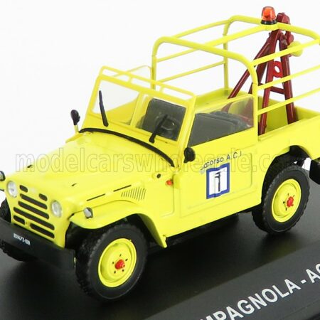 EDICOLA 1/43 FIAT | CAMPAGNOLA ACI 1965 - CARRO ATTREZZI - WRECKER ROAD SERVICE | YELLOW