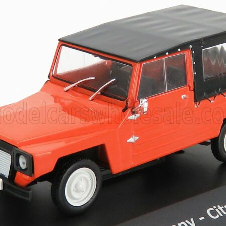 EDICOLA 1/43 CITROEN | NAMCO PONY CABRIOLET CLOSED 1975 - CON VETRINA - WITH SHOWCASE | RED BLACK