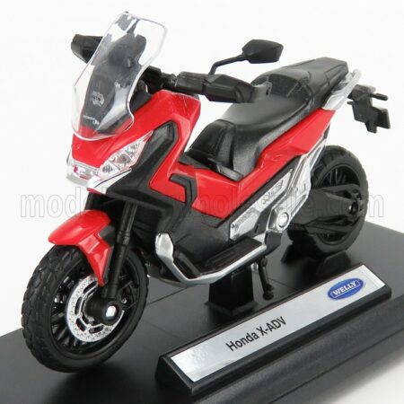 WELLY 1/18 HONDA | X-ADV SCOOTER 2018 | RED BLACK SILVER