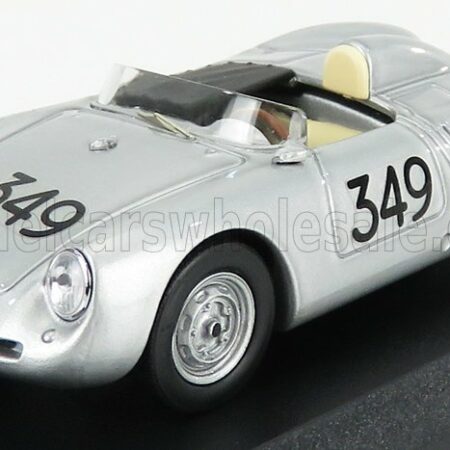 BEST-MODEL 1/43 PORSCHE | 1500 RS SPIDER N 349 MILLE MIGLIA 1957 U.MAGLIOLI | SILVER