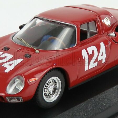 BEST-MODEL 1/43 FERRARI | 250LM COUPE N 124 WINNER MUGELLO GP 1965 M.CASONI - G.NICODEMI | RED