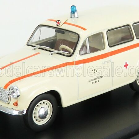 ABREX 1/43 SKODA | 1202 SW STATION WAGON AMBULANCE PRAGA 1964 | CREAM