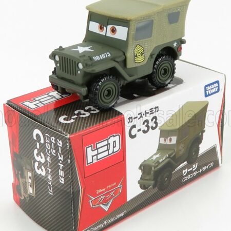 TOMICA 1/64 WALT DISNEY | PIXAR CARS - SERGE | MILITARY GREEN