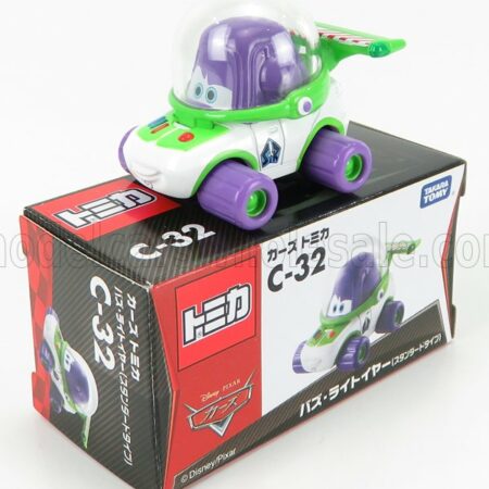 TOMICA 1/64 WALT DISNEY | PIXAR CARS - BUZZY LIGHTYEAR | WHITE LILLAC