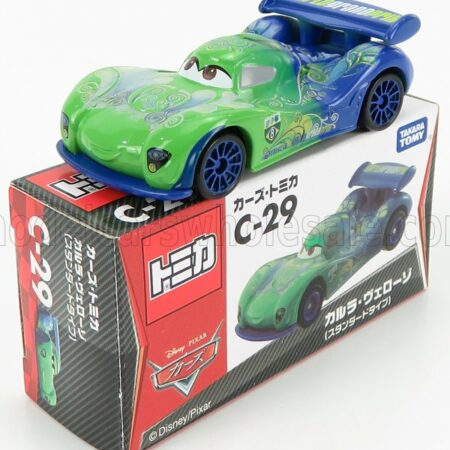 TOMICA 1/64 WALT DISNEY | PIXAR CARS - CARLA VELESCO | GREEN BLUE