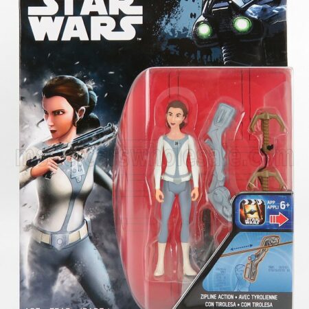 TOMICA 1/18 STAR WARS | REBELS PRINCESS LEIA ORGANA FIGURE CM. 8.5 | GREY BEIGE