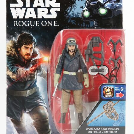 TOMICA 1/18 STAR WARS | ROGUE ONE CAPTAIN CASSIAN ANDOR EADU FIGURE CM. 9.5 | BLUE BEIGE