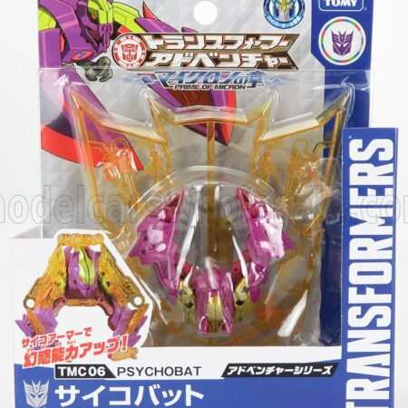 TAKARA-TOMY 1/64 TAKARA-TOMY | TRANSFORMERS ADVENTURE TMC06 PSYCO BAT CM. 5.5 | LILLAC GOLD