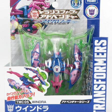 TAKARA-TOMY 1/64 TAKARA-TOMY | TRANSFORMERS ADVENTURE TMC05 WINDRA CM. 7.5 | BLUE PINK