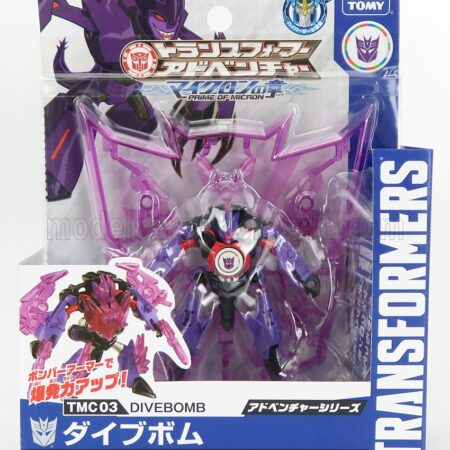 TAKARA-TOMY 1/64 TAKARA-TOMY | TRANSFORMERS ADVENTURE TMC03 DAIBUBOMU CM. 6.0 | PURPLE BLACK