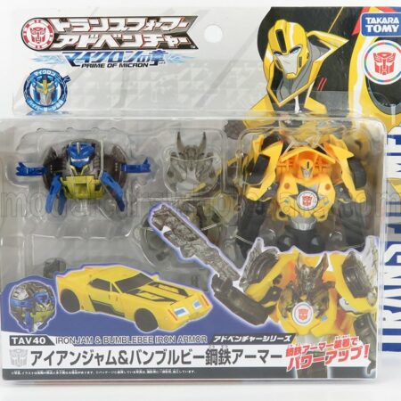 TAKARA-TOMY 1/64 TAKARA-TOMY | TRANSFORMERS IRON JAM BUMBLEBEE CM. 12.0 | YELLOW BLACK