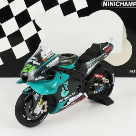 MINICHAMPS 1/12 YAMAHA | YZR-M1 TEAM PETRONAS SEPANG RACING N 21 MOTOGP SEASON 2020 FRANCO MORBIDELLI | GREEN BLACK