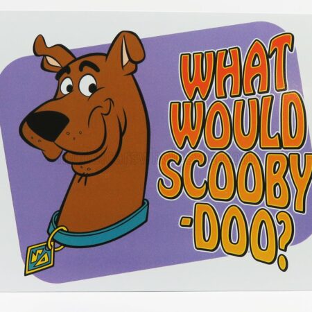 EDICOLA 1/1 ACCESSORIES | METAL PLATE - SCOOBY DOO | PURPLE BROWN