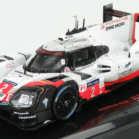 IXO-MODELS 1/43 PORSCHE | 919 HYBRID 2.0L TURBO V4 TEAM PORSCHE N 2 WINNER 24h LE MANS 2017 T.BERNHARD - E.BAMBER - B.HARTLEY | WHITE RED BLACK