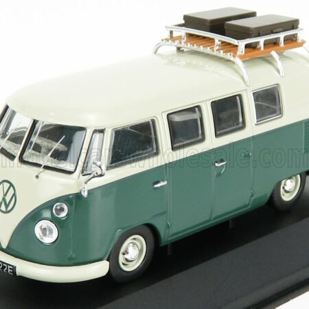 VANGUARDS 1/43 VOLKSWAGEN | T2 MINIBUS CAMPER 1961 | IVORY GREEN