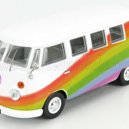 CORGI 1/43 VOLKSWAGEN | T1 MINIBUS PEACE & LOVE RAINBOWS 1961 | VARIOUS