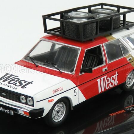 IXO-MODELS 1/43 FIAT | 131 PANORAMA ASSISTANCE RALLY TEAM WEST 1979 | WHITE RED