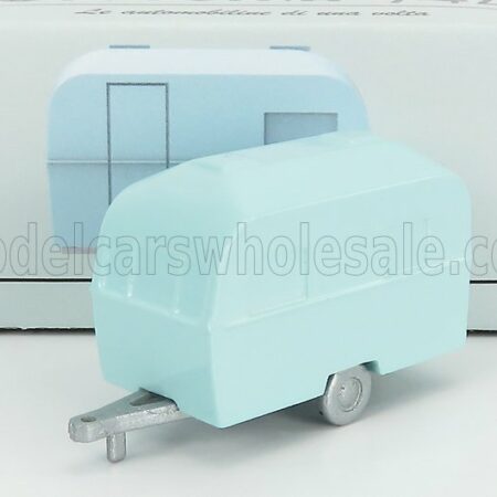 OFFICINA-942 1/76 TRAILER | ROULOTTE CARAVAN MOTTO CITA 1959 | LIGHT BLUE