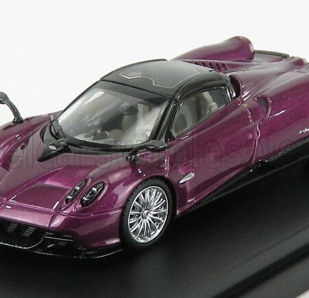 LCD-MODEL 1/64 PAGANI | HUAYRA ROADSTER 2018 | PURPLE MET