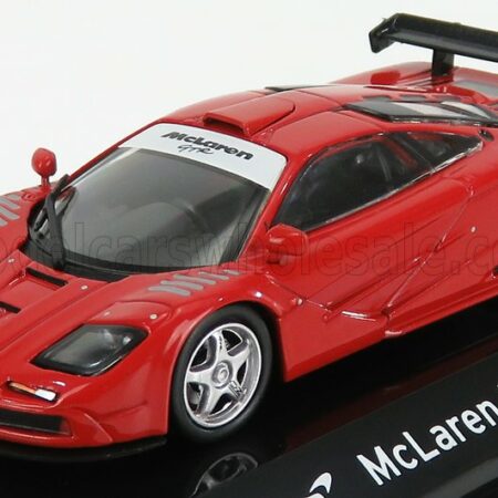 EDICOLA 1/43 McLAREN | F-1 GTR 1995 - CON VETRINA - WITH SHOWCASE | RED