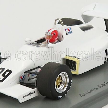 SPARK-MODEL 1/43 ARROWS | F1  A6 N 29 BRAZIL GP 1983 M.SURER | WHITE