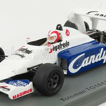 SPARK-MODEL 1/43 TOLEMAN | F1  TG184 HART TURBO N 20 MONACO GP 1984 J.CECOTTO | WHITE BLUE