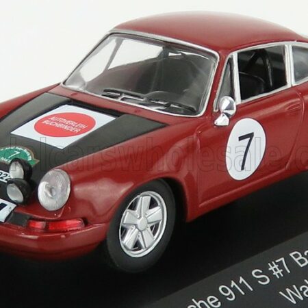 CMR 1/43 PORSCHE | 911S N 7 RALLY BAVARIA 1970 W.ROHRL | BORDEAUX BLACK