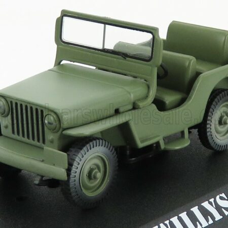 GREENLIGHT 1/43 JEEP | WILLYS CJ-2A OPEN 1949 - M-A-S-H | MILITARY GREEN