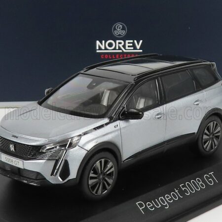 NOREV 1/43 PEUGEOT | 5008 GT BLACK PACK 2021 | ARTENSE GREY