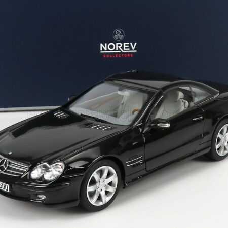 NOREV 1/18 MERCEDES BENZ | SL-CLASS SL500 (R230) CABRIOLET 2003 | BLACK