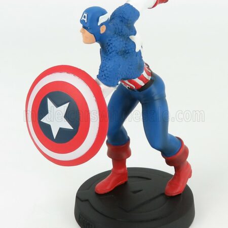 EDICOLA 1/16 MARVEL | CAPTAIN AMERICA FIGURE CM. 13.0 | BLUE RED WHITE