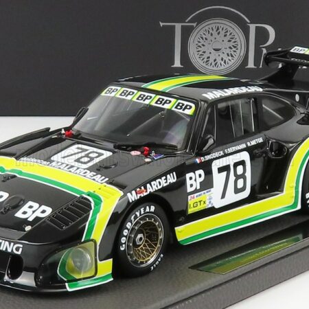 TOPMARQUES 1/18 PORSCHE | 935K3 COKE RACING BP N 78 5th 24h LE MANS (2nd CLASS) 1982 D.SNOBECK - F.SERVANIN - R.METGE | BLACK YELLOW