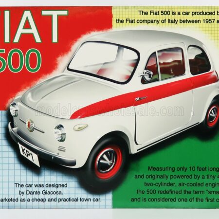 EDICOLA 1/1 ACCESSORIES | METAL PLATE - FIAT 500 | VARIOUS