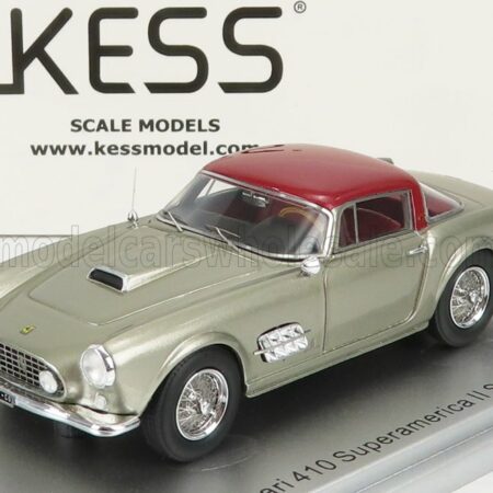 KESS-MODEL 1/43 FERRARI | 410 SUPERAMERICA 2S sn0717SA 1957 | SILVER RED MET