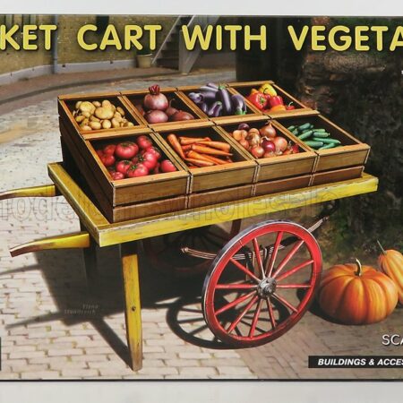 MINIART 1/35 ACCESSORIES | CARRETTO DELLA FRUTTA - MARKET CART WITH VEGETABLES | /