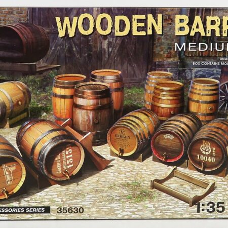 MINIART 1/35 ACCESSORIES | BOTTI BARILI DI LEGNO - WOODEN BARRELS | /