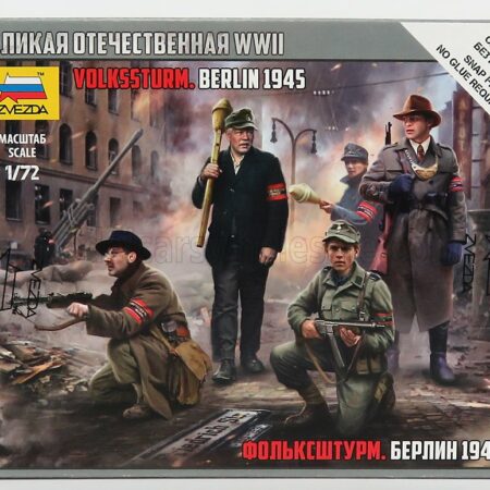 ZVEZDA 1/72 FIGURES | SOLDATI - SOLDIERS MILITARY BERLIN 1945 | /