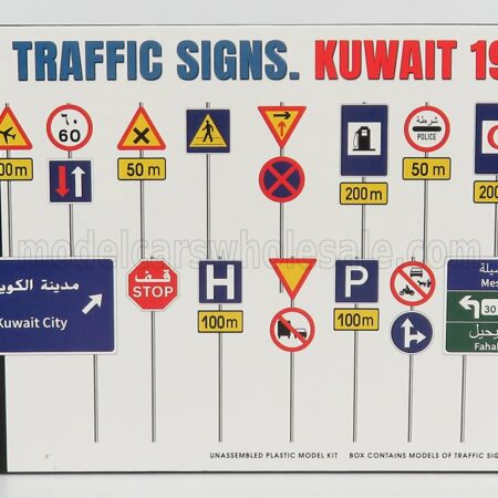 MINIART 1/35 ACCESSORIES | SEGNALI STRADALI - TRAFFIC SIGNS KUWAIT 1990 | /