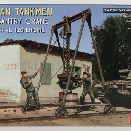 MINIART 1/35 FIGURES | SOLDATI - SOLDIERS MILITARY GERMAN TANKMEN WITH GANTRY CRANE 1944 | /