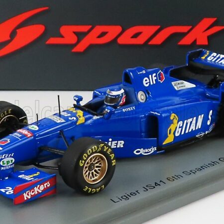 SPARK-MODEL 1/43 LIGIER | F1  JS41 N 26 6th SPANISH GP 1995 O.PANIS | BLUE