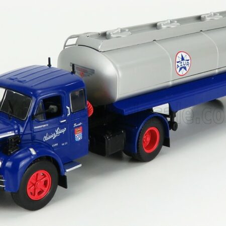 ODEON 1/43 BERLIET | TLM 10M2 TANKER TRUCK AZUR 1961 | BLUE SILVER